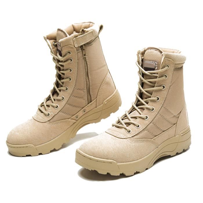 Bottine Hommes Mode Armée Securite Bottes TYS-XZ091Blanc45 Blanc - Cdiscount