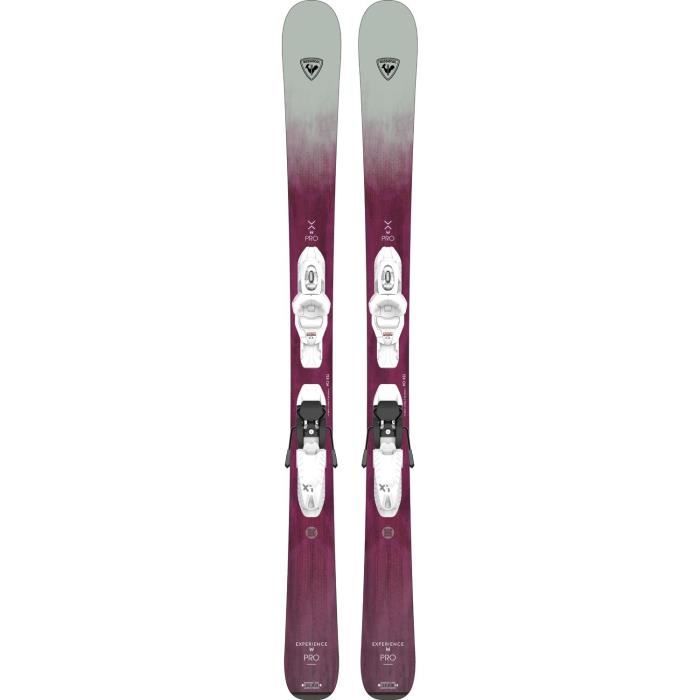 Pack De Ski Rossignol Experience W Pro + Fixations Kid4 Rose Fille