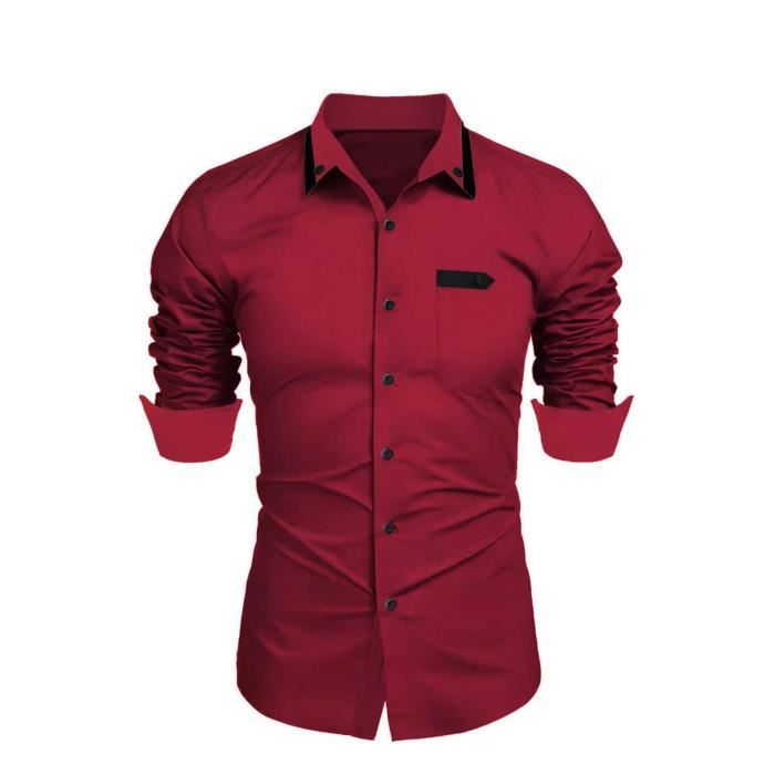 Chemise Gant The Breton Regular Fit Taille M Rouge - À Fines Rayures, Occasion Parfait état