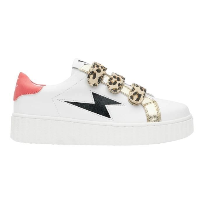 Baskets - VANESSA WU - LOUIE - Noir - Talon Plat - Scratch - Bout Rond