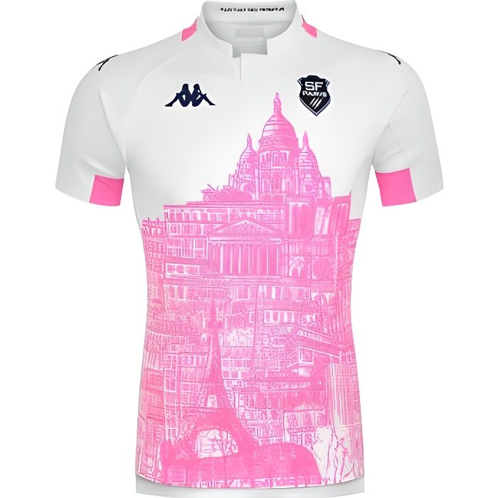 Maillot rugby rose outlet