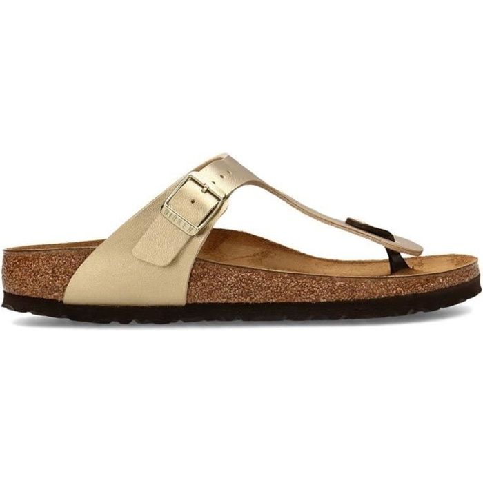 Tongs Femme Birkenstock Gizeh Jaune Synth tique