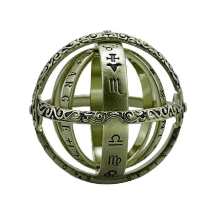 Bague Sphère Astronomique Rétro Pliable - Anneau Cosmique, Alliage, Neuf Avec étiquettes