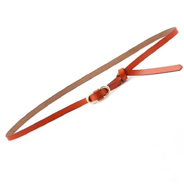 Ceinture femme avec boucle ronde torsadée décorative bleu | GEMO