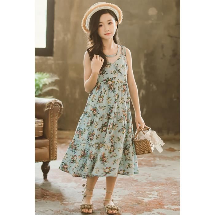 Robe longue coton ete sale