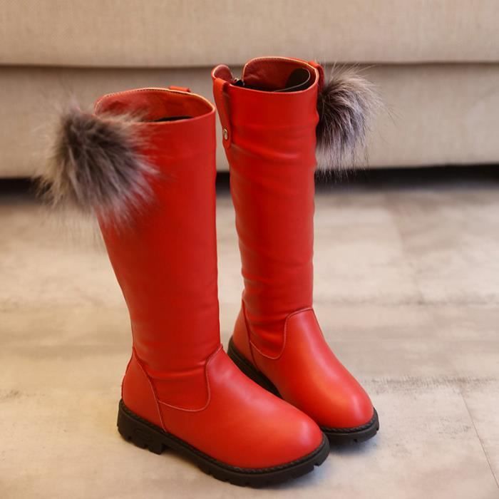 Botte rouge sale enfant
