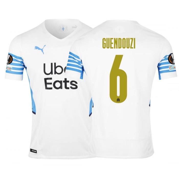 Nouveau Maillot de Foot Domicile Europe Guendouzi 6 OM Olympique de  Marseilles 2021 2022 - Cdiscount Sport