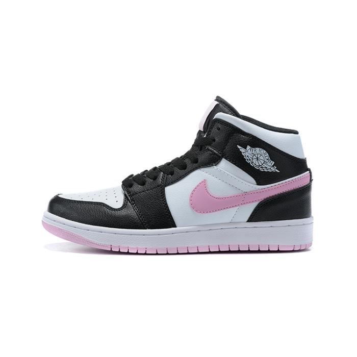 Nike air jordan femme noir et rose clearance