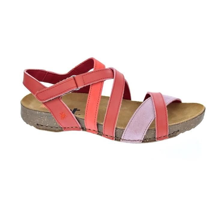 Sandales Art Company Grass Waxed Femme Orange Orange Cdiscount Chaussures