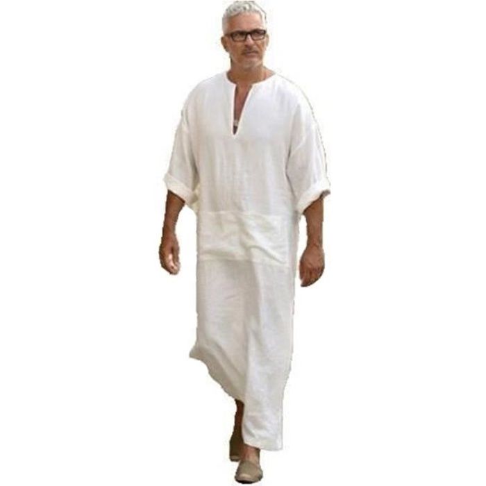 Djellaba homme shop en lin