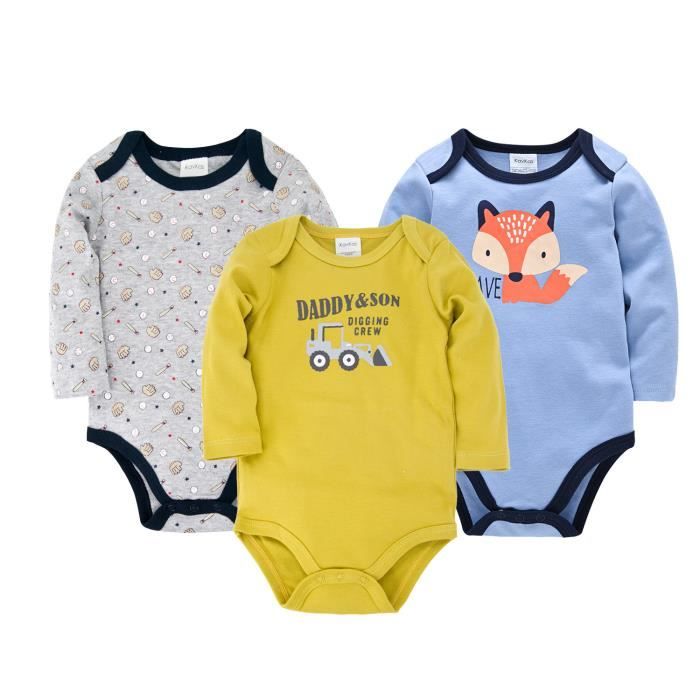 Body pour bébé à manches courtes d'été pour bébé avec bretelles 100 %  coton, Body sans Manches Bébé, Lot de 6, 3-24 mois - E1 Gris - Cdiscount  Prêt-à-Porter