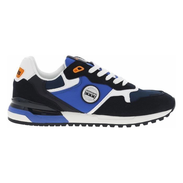 Redskins Baskets basses - REDSKINS - bleu marine et blanc - lacets - design running fashion - homme