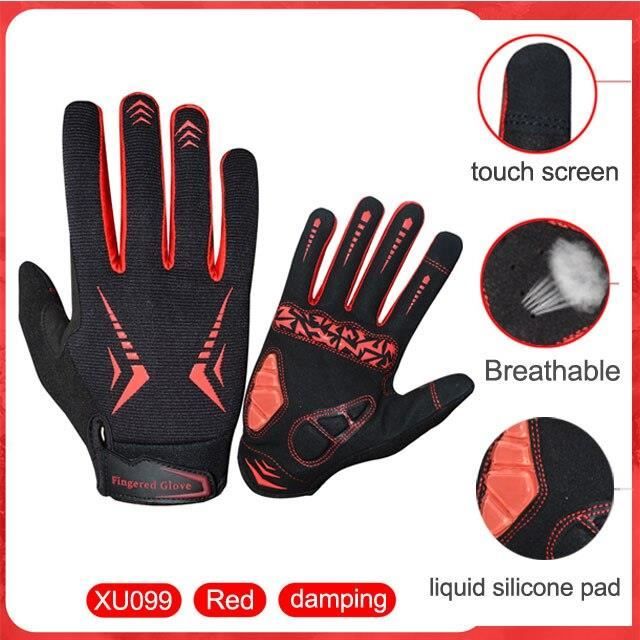 Gants Vélo Enfant RUIXIA Demi-Doigts - Antidérapants, Respirants, Taille Unique, Pour VTT Sport