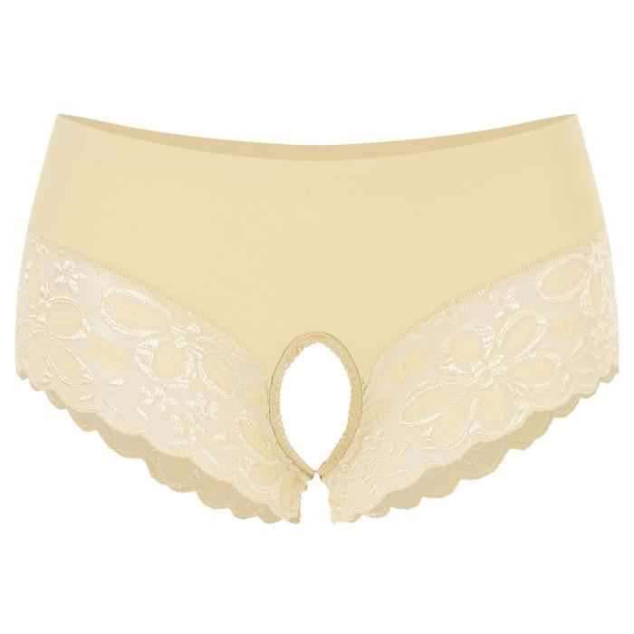 String Dentelle Femme Confort Fitness - Culotte Creux Sexy