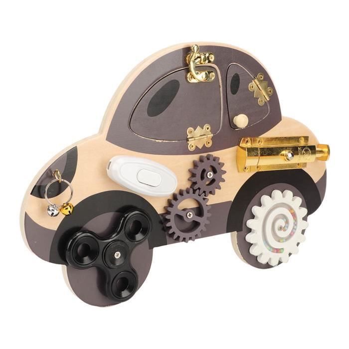 Jouet Emboîtable En Bois Pour Bébé – 5 Pièces De Préhension – Formes Et Couleurs – Dès 0-3 Ans – Cadeau Éducatif
