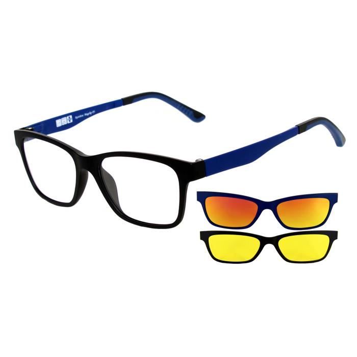 Lunette de vue avec clip solaire magnetique deals
