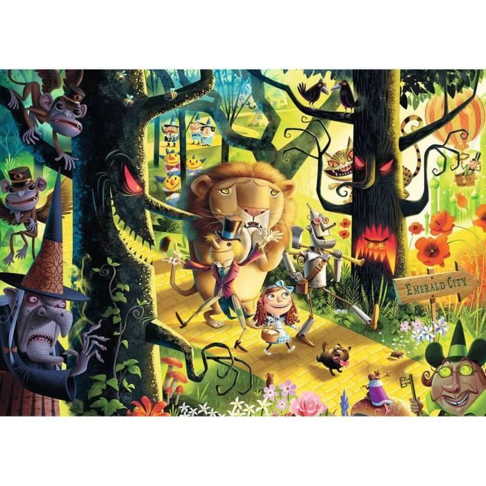 Puzzle 1000 pièces - Ravensburger - Le monde d'Oz - Dessins animés et BD - Adulte - 70 x 50 cm