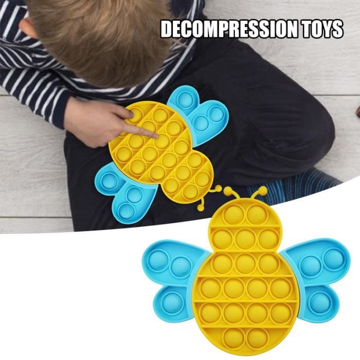 Jouets sensoriels, Push pops bulle agitée, Soulagement amusant en forme  d'abeille, jouet d'entraînement logique pour enfants - Cdiscount Jeux -  Jouets