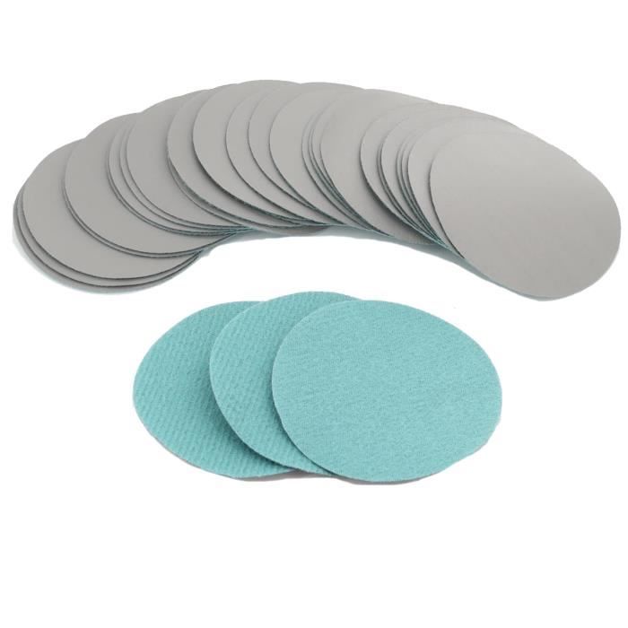 15 Disques Abrasifs 5 Pouces Grain 80 - Pour Ponçage Bois Et Métal, Usage à Sec Ou à L'Eau