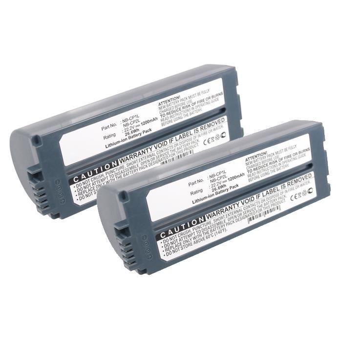 2x Batterie Pour Canon Selphy Cp1200 Cp1000 Cp1300 Selphy Cp910 Cp900 Selphy Cp800 Selphy Cp510 Nb Cp2lh Nb Cp2l 1200mah Prix Pas Cher Cdiscount