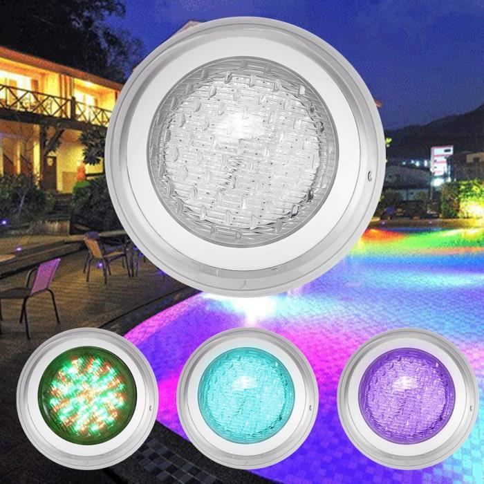 Lot De 4 Lampes LED RGB Pour Piscine - Éclairage Sous-marin Flottant Sans Fil - IP68
