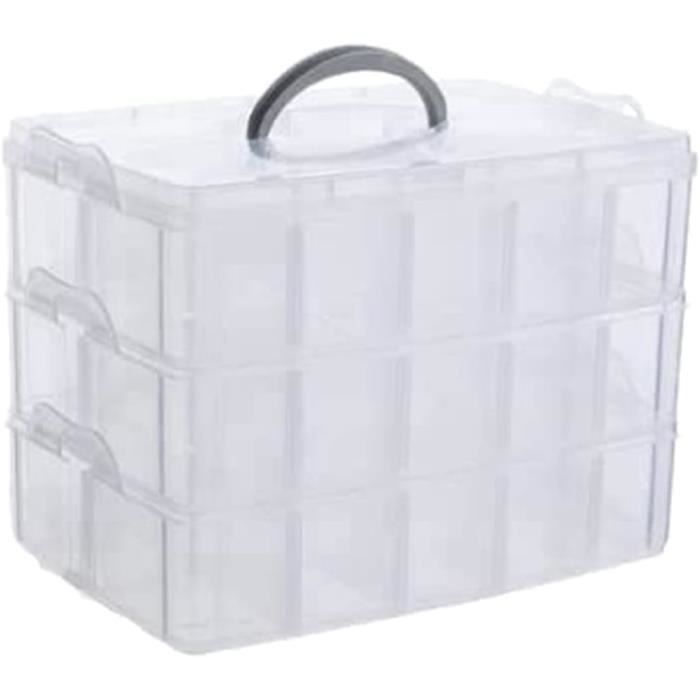8 Pcs Diy En Plastique Grille Tiroir Diviseurs Réglable Tiroir - 3