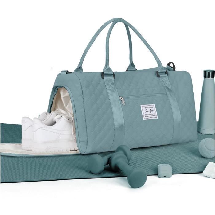 UZSUZZ Sac De Voyage Pliable 28L – Weekender Avec Compartiment Chaussures Et Poche Humide, Tissu Oxford Imperméable, Sac De Sport Homme Femme