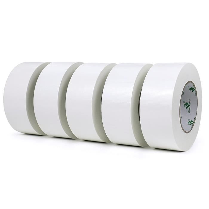 Ruban Adhésif Toilé Rose Extra Fort - 100 Mm X 50 M - Pour Réparations, Scellage, Bricolage