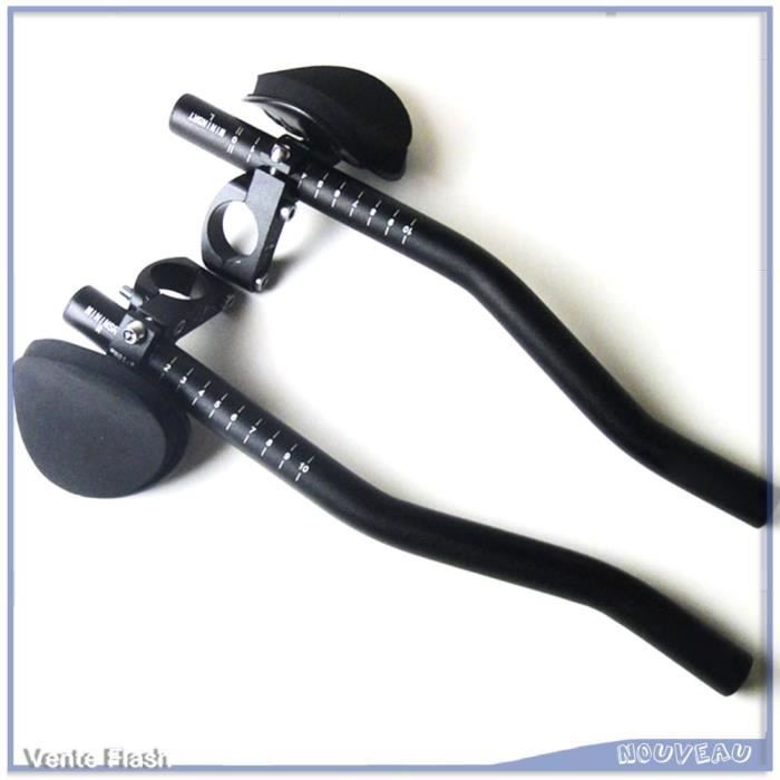 Guidon Vélo Carbone Bullhorn & Aero Bar - Largeur 400/420/440 Mm, Pour Vélo Route/TT