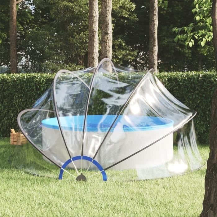vidaxl dome de piscine 440 x 220 cm cdiscount jardin