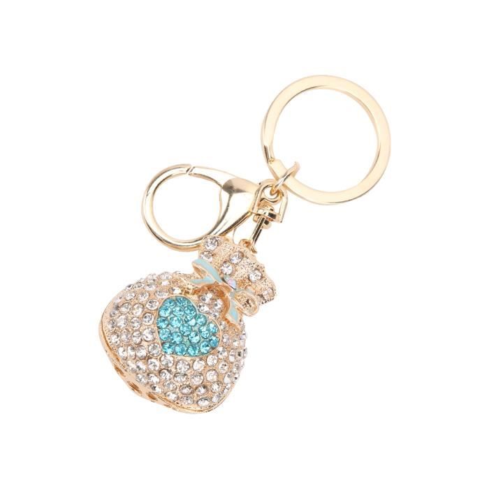 VINGVO porte-clés en métal Élégant strass porte-clés alliage pendentif VINGVO porte-clés en métal Élégant strass porte-clés alliage pendentif