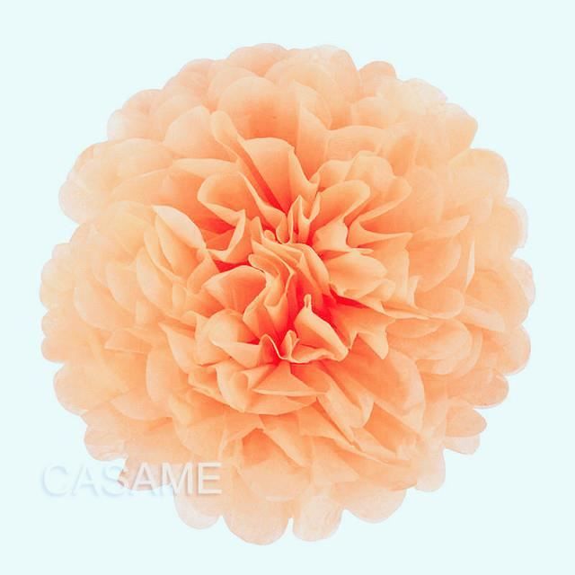 Pompons En Papier Doré Ainmto - 12 Pièces Pour Décoration Mariage, Anniversaire