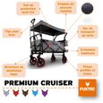 Chariot de transport - FUXTEC Premium Cruiser - Gris - pliable charge 75 kg-1