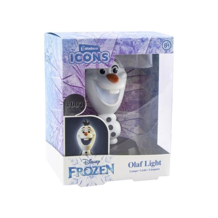 Lampe Olaf La Reine Des Neiges LED Disney Global Industry Jardin Plastique 32 Cm