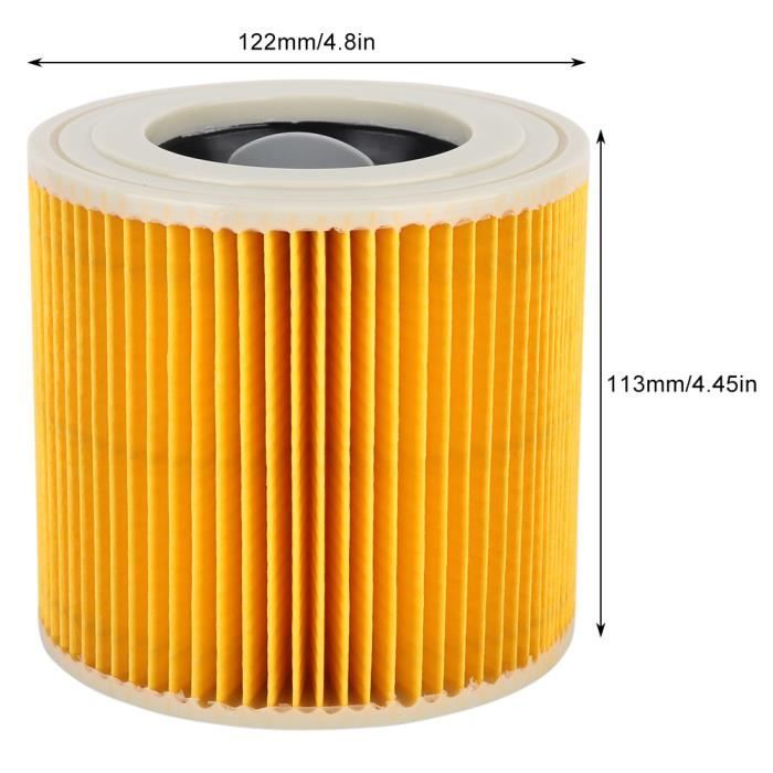 Dust bags Cartridge Filter for KARCHER WD3 Premium WD 3.300 M WD 3.200 WD3.500  SE 4001 SE 4002 WD3 P 6.959-130 vacuum cleaner - Cdiscount Electroménager