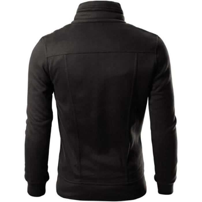 BOMBER Generique Veste Homme mi Saison Blouson Homme Casual Leger Veste Mi Saison Manches Longues Azur Azur Cdiscount Pret a Porter