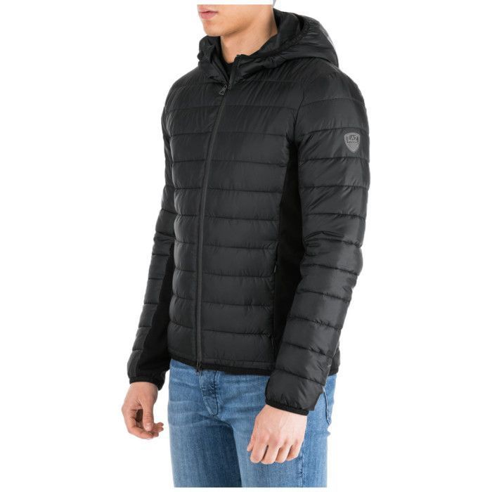 Doudoune EA7 Emporio Armani BOMBER Noir Homme Noir Cdiscount Pret a Porter