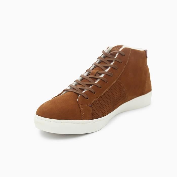 Baskets Faguo aspen leather sable 41 Sable Cdiscount Chaussures