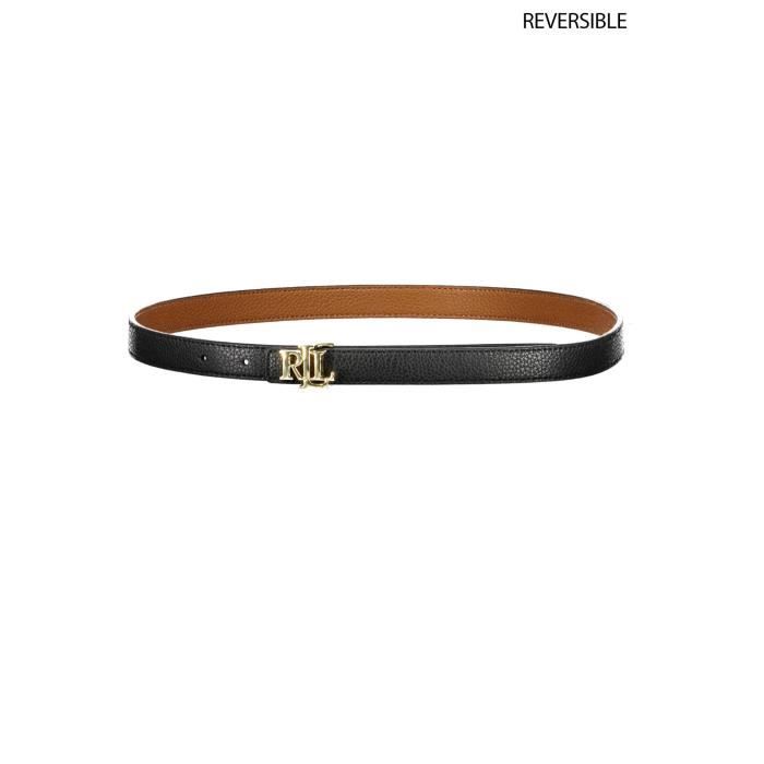 RALPH LAUREN Ceinture Femme Noir Autres fibres SF14183 Noir Cdiscount Pret a Porter
