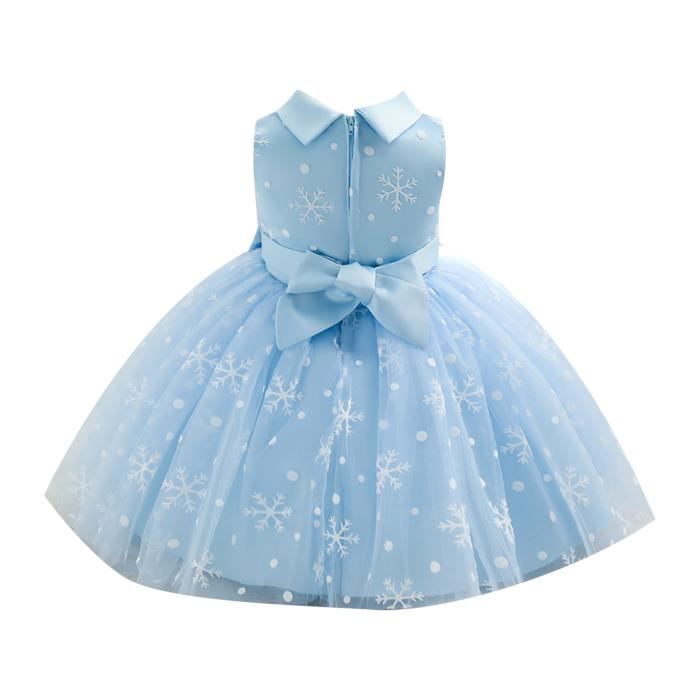 Wlabe💘 Robe Bapteme Fille,Ensemble Bebe Fille 0-3 Mois Robe Soiree  Princesse Robe Fille Robe pour Nouveau-Né Robe De Pâques Bébé Fille Robe  Fille 2