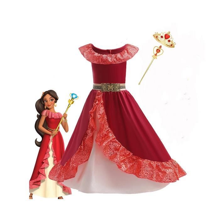 AmzBarley Encanto Déguisement Filles Isabela Dolores Luisa Pepa Robe  Princesse Vêtements pour Enfants Carnaval Fête Costume avec Sac - Cdiscount  Jeux - Jouets