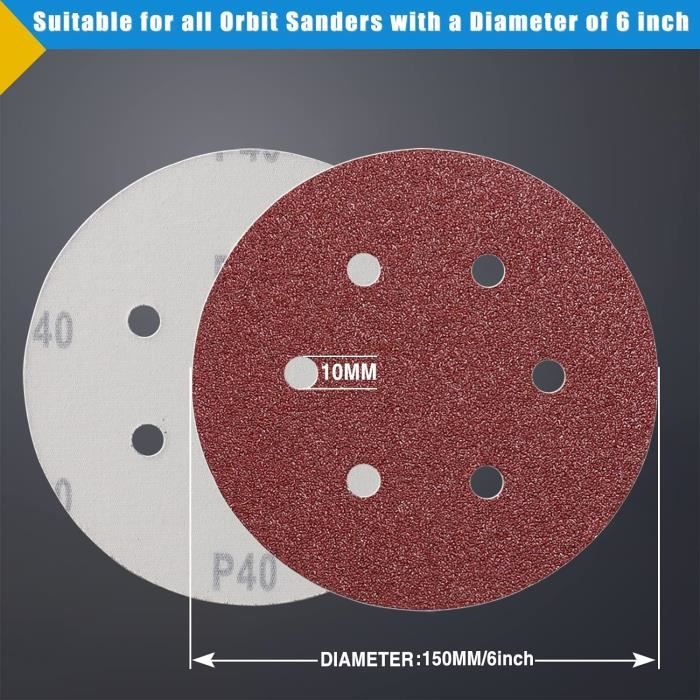 Disque De Ponçage Haute Qualité 215 Mm (9 Pouces) - Neuf, Pratique, Avec Ou Sans Trous