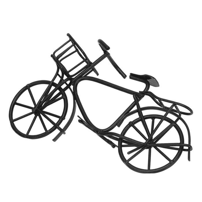 Miniature métal vélo vélo métal jouets en métal à la main vélo vélo maison  de poupée décoration accessoire Dollhouse - Cdiscount Jeux - Jouets