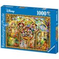 Puzzle 1000 pièces Ravensburger - Le monde magique de Disney - Jaune - Dessins animés et BD - Adulte-2