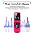 Téléphone portable à clapet YOSOO Mini Flip 0,66 pouces - Blanc - Annuaire, musique, réveil-2