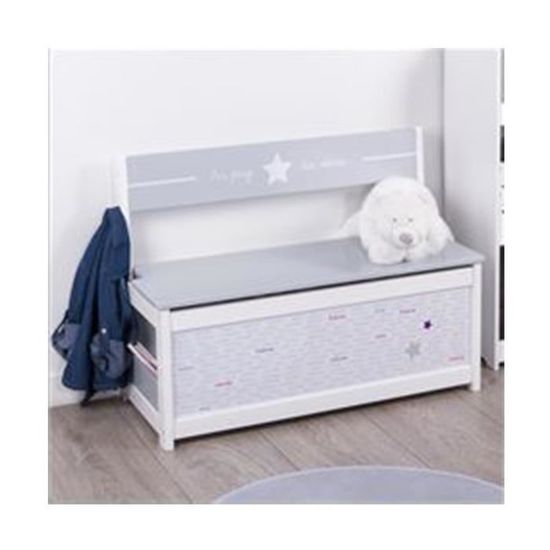 Banc Coffre A Jouets Pour Enfants En Bois Achat Vente Coffre A Jouets 3560239245667 Soldes Cdiscount