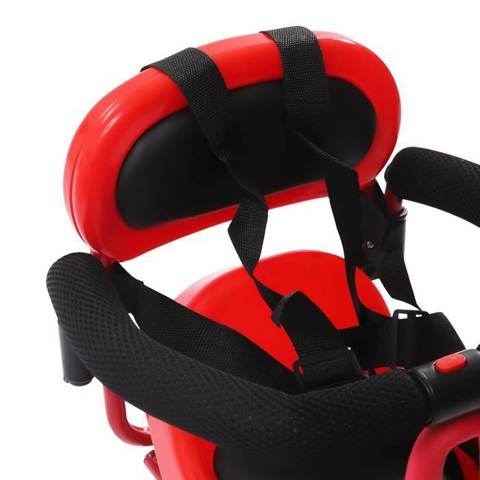 Siège Vélo Enfant Bikey Cool ELM - Pour Roues 26'' à 29'' - 9 à 22 Kg - Montage Rapide Sans Outils - Bleu Denim/jaune