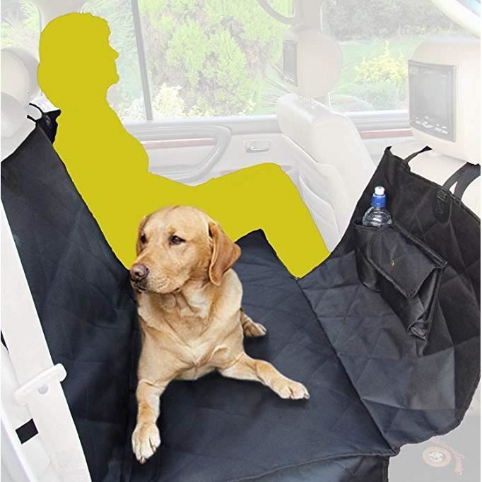 ANIMOMALINS - Housse de protection banquette voiture pour chien