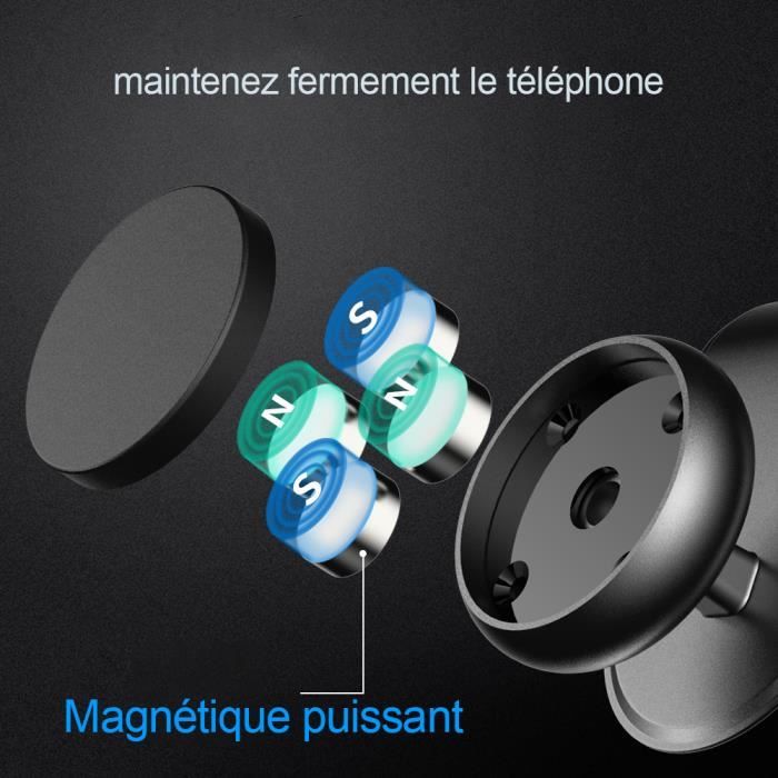 Compatible Magsafe Suport Telephone De Voiture Aimant Magnetique Porte  Telephone Universal Ventilateur Téléphone Voiture Pour[O33] - Cdiscount  Téléphonie