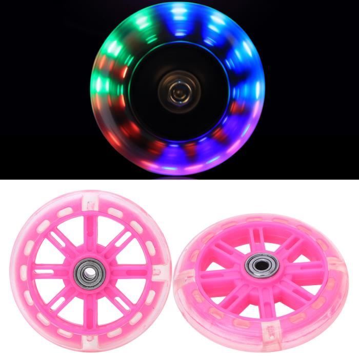 Roues Stabilisatrices Vélo Enfant - Universelles 12 à 20 Pouces - Rose - Acier Et Plastique
